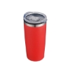 Promotional 20oz. Double Wall SS / PP Tumbler with Clear Lid Red S307-LD