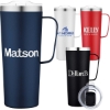 Custom 28oz. Double-Wall Insulated Stainless Steel Tall Camp Mug with Logo S326-LD