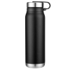 Promotional 20oz. Stainless Steel Water Bottle with Carry Handle Black S332-LD