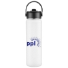 Promotional 27oz. Stainless Steel Thermal Water Bottle with Flip Straw White S334-LD