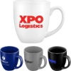 Custom 16oz. Curved Ceramic Coffee Mug with D-Handle with Logo S350-LD
