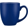 Promotional 16oz. Curved Ceramic Coffee Mug with D-Handle Blue S350-LD