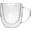 Promotional Double Wall Glass Mug 8.5 oz. Clear S800
