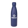 Promotional Powder Coated Hydro-Soul Water Bottle w/Copper Lining -17oz. Navy Blue S819P