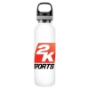 Promotional Embark Vacuum Insulated Water Bottle With Powder Coating, Co White S841