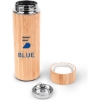 Promotional 16oz. Vacuum-Sealed Eco Bamboo Bottle Bamboo Brown S844