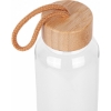 Promotional The 18oz. Vidro Glass & Bamboo Bottle Clear/Brown S905