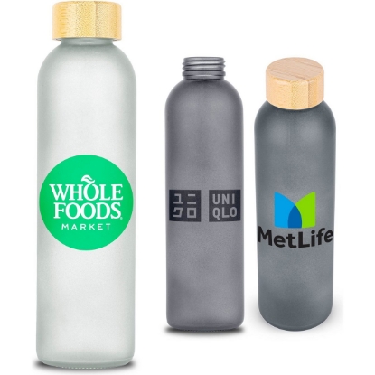 Custom Beverly Glass Water Bottle 24 oz with Logo S908