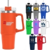 Custom Little Hippo Mug & Straw Lid w/ Twist Closure - 30oz. with Logo S909