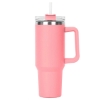 Promotional The Hippo Mug & Straw Lid with Twist Closure - 40 oz Pink S910
