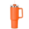 Promotional The Hippo Mug & Straw Lid with Twist Closure - 40 oz Orange S910