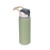 Promotional Three-Toned 27oz. Stainless Steel Straw Bottle Green S939