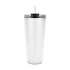 Promotional Trumbull Dual Wall No-Spill Vacuum Mug with Straw 27oz. White S942