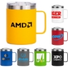 Custom 14 oz. Powder Coated Campfire Mug With Copper Lining with Logo S949