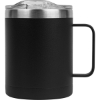 Promotional 14 oz. Powder Coated Campfire Mug With Copper Lining Black S949