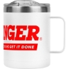 Promotional 14 oz. Powder Coated Campfire Mug With Copper Lining White S949