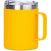 Promotional 14 oz. Powder Coated Campfire Mug With Copper Lining Yellow S949