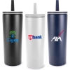 Custom ChillFlow Stainless Steel Mug with Straw 24oz. with Logo S960