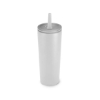 Promotional ChillFlow Stainless Steel Mug with Straw 24oz. White S960