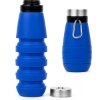 Promotional The Whirlwind Collapsible Silicone Water Bottle Blue S975