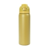 Promotional Solid 27oz. Stainless Steel Pop Straw Bottle Yellow S999