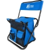 Promotional Folding Chair with 24 Can Cooler Bag & Pockets Blue T114