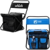 Custom Folding Chair with 24 Can Cooler Bag & Pockets with Logo T114B
