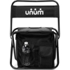 Promotional Folding Chair with 24 Can Cooler Bag & Pockets Black T114B