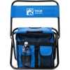 Promotional Folding Chair with 24 Can Cooler Bag & Pockets Blue T114B