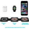 Promotional Luxe 3 in 1 Wireless Charger Black T141