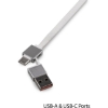 Promotional ChargeFlex 4-in-1 Retractable Cable White T191