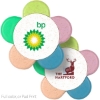 Promotional Eco-Friendly Daisy Highlighter White/Various T332