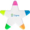 Custom Star 5-Color Highlighter with Logo T336
