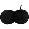 Promotional ComfyCloud 2-in-1 Travel Pillow with Sleep Mask Black T510