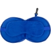Promotional ComfyCloud 2-in-1 Travel Pillow with Sleep Mask Blue T510