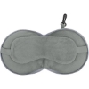 Promotional ComfyCloud 2-in-1 Travel Pillow with Sleep Mask Gray T510