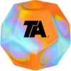 Promotional GeoBall Stress Pop Reliever Rainbow Swirl T524
