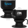 Promotional Pour Over Drip Coffee Maker Black T671