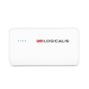 Promotional 4500mAh Dual Connector Capsule Power Bank with Stand White T830