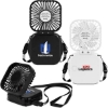 Custom Portable Rechargeable Desk and Neck Fan with Logo T873