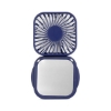 Promotional Portable Rechargeable Desk and Neck Fan Navy Blue T873