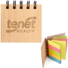 Custom Mini Bamboo Sticky Note Set with Logo T948