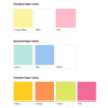 3M Post-It Paper Colors