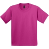 Custom Gildan - Youth Ultra Cotton 100% US Cotton T-Shirt. Heliconia Pink