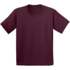 Custom Gildan - Youth Ultra Cotton 100% US Cotton T-Shirt. Maroon Red