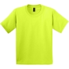 Custom Gildan - Youth Ultra Cotton 100% US Cotton T-Shirt. Safety Green