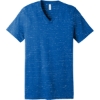 Custom BELLA+CANVAS Unisex Jersey Short Sleeve V-Neck Tee. True Royl Marb