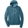 Custom BELLA+CANVAS Unisex Sponge Fleece Pullover Hoodie. Heather Deep Teal Blue