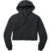 Custom BELLA+CANVAS Womens Sponge Fleece Cropped Fleece Hoodie. Dark Grey Ht