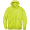 Custom Carhartt Midweight Hooded Sweatshirt. Brite Lime Green
